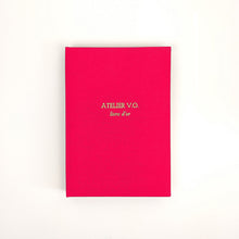 Charger l'image dans la galerie, Livre d'or / Guestbook 21x14,5cm (A5) tranches dorées