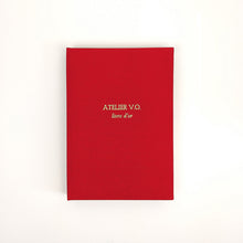 Charger l'image dans la galerie, Livre d'or / Guestbook 21x14,5cm (A5) tranches dorées