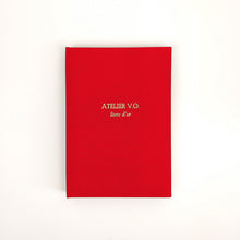 Charger l'image dans la galerie, Livre d'or / Guestbook 21x14,5cm (A5) tranches dorées