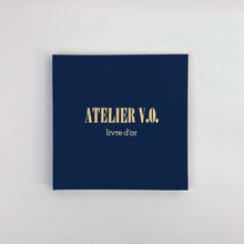 Charger l'image dans la galerie, Livre d'or / Guestbook 21x21cm tranches ivoire