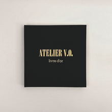 Charger l'image dans la galerie, Livre d'or / Guestbook 21x21cm tranches ivoire