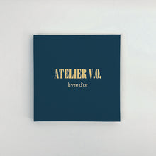 Charger l'image dans la galerie, Livre d'or / Guestbook 21x21cm tranches ivoire