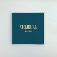 Charger l'image dans la galerie, Livre d'or / Guestbook 21x21cm tranches ivoire